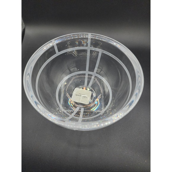 Kate Spade Lenox Lead  Crystal Bowl  Madison Square 6" Dia - Picture 3 of 6